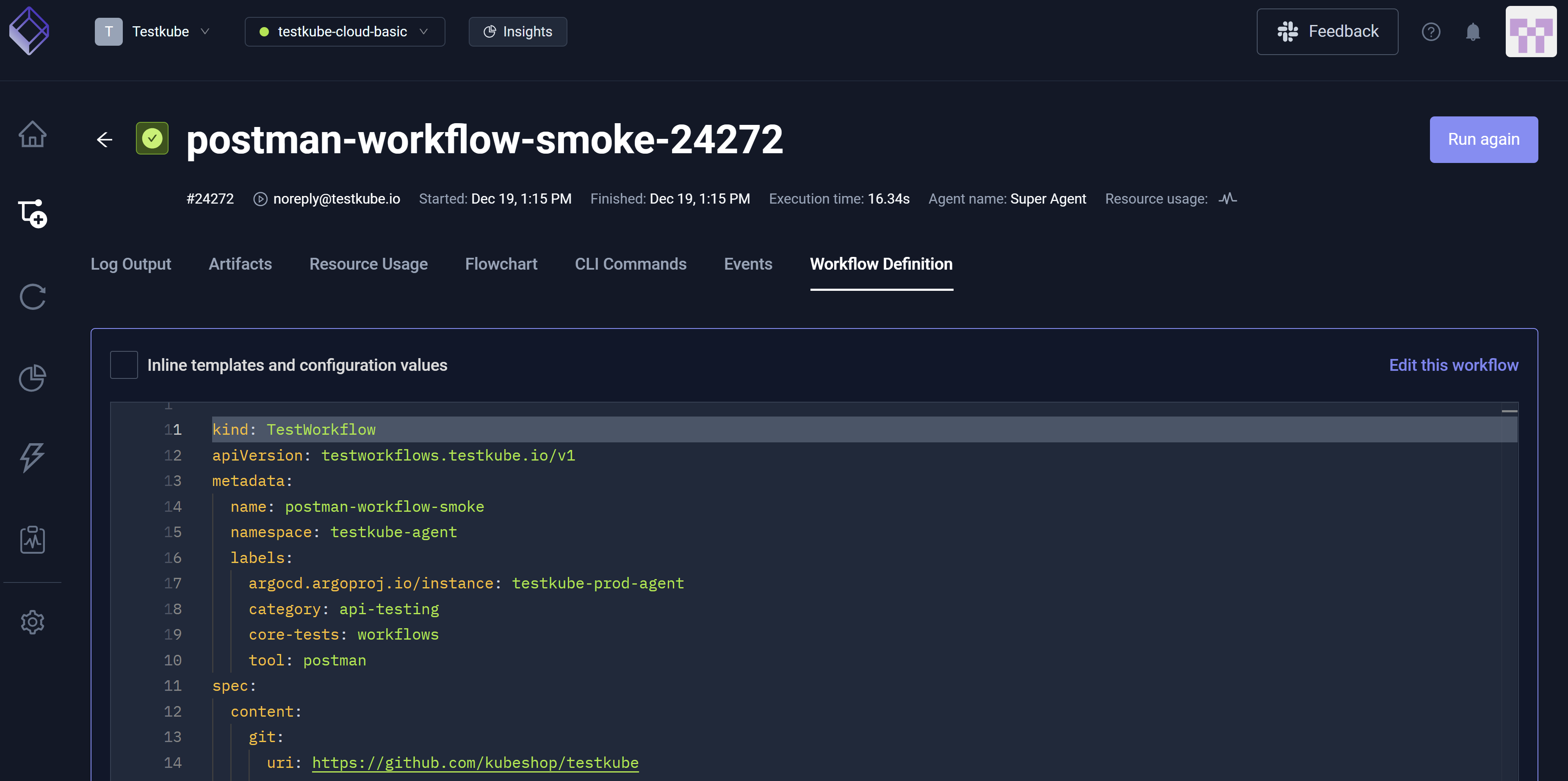 Workflow Definition